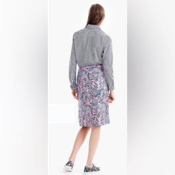 ABIGAIL BORG for J.‎ CREW NWOT Silk Slip Skirt - Picture 2 of 10